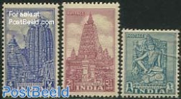 India 1950 Definitives 3v, Mint NH - Nuovi