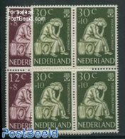 Netherlands 1960 Refugess 2v, Blocks Of 4 [+], Mint NH, History - Refugees - Ongebruikt