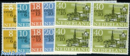 Netherlands 1965 Summer Welfare 5v, Blocks Of 4 [+], Mint NH, Art - Architecture - Unused Stamps