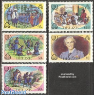 Belize/British Honduras 1985 Int. Youth Year 5v, Mint NH, Science - Sport - Various - Chemistry & Chemists - Scouting .. - Chemie