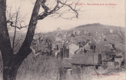 A8-12) NAJAC (AVEYRON) VUE GENERALE PRISE DU CHATEAU - ( 2 SCANS ) - Najac