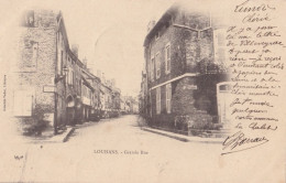 A10-71) LOUHANS -  GRANDE RUE   - 1900 - (  2 SCANS ) - Louhans