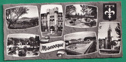 A1-04) MANOSQUE (BASSES ALPES) SOUVENIR  - MULTIVUES + BLASON -  1962 - ( 2 SCANS ) - Manosque