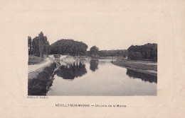A15-93) NEUILLY SUR MARNE - UN COIN DE LA MARNE  - ( 2 SCANS ) - Neuilly Sur Marne