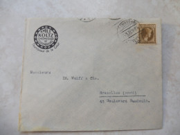 Lettre Brief Luxemburg 1931 Luxembourg Pub Chemisier Chemiserie Perfect Parfait - Guerre Mondiale (Seconde)