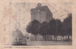 A25-17) PONS - L ' ANCIEN DONJON  - 1902 - ( 2 SCANS ) - Pons