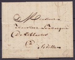 L. Datée 11 Décembre 1815 Pour SEVILLE (Espagne) - 1815-1830 (Dutch Period)