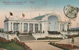  EXPOSITION DE CHARLEROI 1911 - RESTAURANT DU FAISAN DORE - CARTE A SYSTEME VOLET 12 PETITES VUES - 4 SCANS - Charleroi