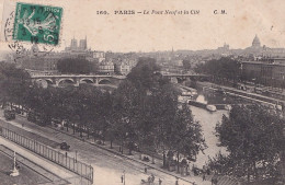 F1-75) PARIS - LE PONT NEUF ET LA CITE - 1912 - Ponts