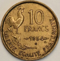 France - 10 Francs 1954 B, KM# 915.2 (#4153) - 10 Francs