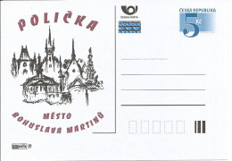 CDV B 287 (1,2) Czech Republic Bohuslav Martinu Anniversary 2000 Policka, Birthplace Of Martinu - Ansichtskarten