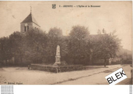 21 . Cote D ' Or : Chenove : L ' église Et Le Monument . - Chenove