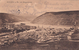 F6- BINGEN A. RH. MIT BINGERBRUCK  - 1906 -  ( 2 SCANS ) - Bingen