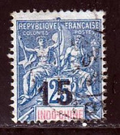 Indochine 1908 Yvert 23 (o) B Oblitere(s) - Usati