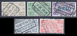 Belgique Colis Postaux 1923 Yvert 150 / 154 (o) B Oblitere(s) - Andere & Zonder Classificatie