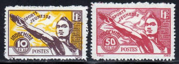 Indochine 1944 Yvert 284 / 285 * TB Charniere(s) - Unused Stamps