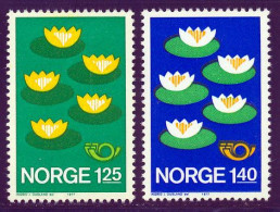 Norvege 1977 Yvert 693 / 694 ** TB Bord De Feuille - Ungebraucht