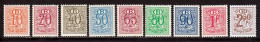 Belgique Service 1953 Yvert 47 - 48 - 50 - 51 - 53 / 56A ** TB - Autres & Non Classés