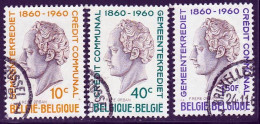 Belgique 1960 Yvert 1159 / 1161 (o) B Oblitere(s) - Oblitérés