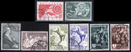 Belgique 1954 Yvert 952 - 953 - 967 / 972 (o) B Oblitere(s) - Gebruikt