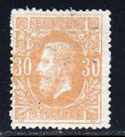 Belgique 1869 Yvert 33 * TB Charniere(s) - 1869-1883 Leopold II