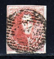 Belgique 1858 Yvert 12 (o) B Oblitere(s) - 1858-1862 Medallions (9/12)