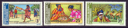 Nouvelle-Caledonie PA 1975 Yvert 162 / 164 ** TB Bord De Feuille - Nuevos