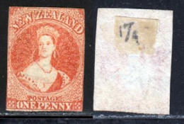 Nouvelle-Zelande 1863 Yvert 17a (*) TB Neuf Sans Gomme - Unused Stamps