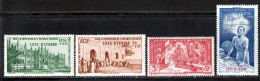 Cote D'Ivoire PA 1942 Yvert 6 / 9 * TB Charniere(s) - Unused Stamps