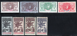 Cote D'Ivoire 1906 Yvert 22 / 26 - 28 - 30 - 31 * B Charniere(s) - Unused Stamps