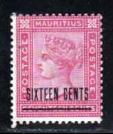 Maurice 1885 Yvert 78 * TB Charniere(s) - Mauritius (...-1967)