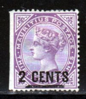 Maurice 1883 Yvert 66 * TB Charniere(s) - Mauritius (...-1967)