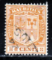 Maurice 1909 Yvert 136 (o) B Oblitere(s) - Mauritius (...-1967)