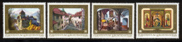 Liechtenstein 1978 Yvert 647 / 650 ** TB Bord De Feuille - Neufs