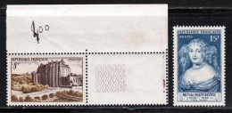 France 1950 Yvert 873 / 874 ** TB - Nuovi