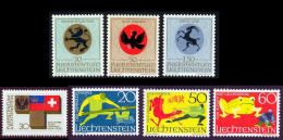 Liechtenstein 1969 Yvert 462 / 468 ** TB - Unused Stamps