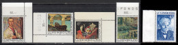 Luxembourg 1975 Yvert 854 / 858 ** TB - Ungebraucht