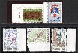 Luxembourg 1975 Yvert 859 / 863 ** TB - Neufs