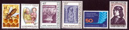 Luxembourg 1973 Yvert 814 / 819 ** TB - Unused Stamps