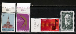 Luxembourg 1976 Yvert 880 / 882 - 885 ** TB - Nuevos