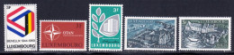 Luxembourg 1969 Yvert 743 / 747 ** TB - Neufs