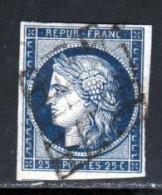 France 1850 Yvert 4a (o) B Oblitere(s) - 1849-1850 Cérès