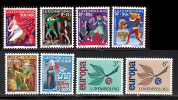 Luxembourg 1965 Yvert 670 / 677 ** TB - Ungebraucht