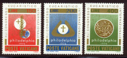 Vatican 1976 Yvert 613 / 615 ** TB Coin De Feuille - Ongebruikt