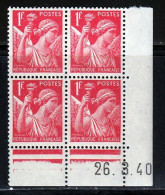 France 1939 Yvert 433 ** TB Coin Date - 1930-1939