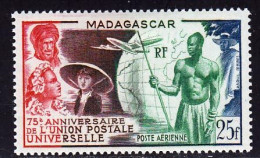 Madagascar PA 1949 Yvert 72 * TB Charniere(s) - Luftpost