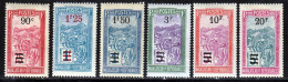 Madagascar 1922 Yvert 150 / 155 * TB Charniere(s) - Ungebraucht