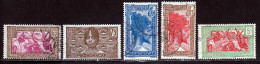 Madagascar 1930 Yvert 164 - 172 - 173 - 176 - 176B (o) B Oblitere(s) - Usados