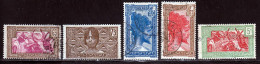 Madagascar 1930 Yvert 164 - 172 - 173 - 176 - 176B (o) B Oblitere(s) - Gebraucht