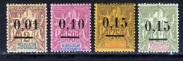 Madagascar 1902 Yvert 51 - 53 / 55 * TB Charniere(s) - Nuevos